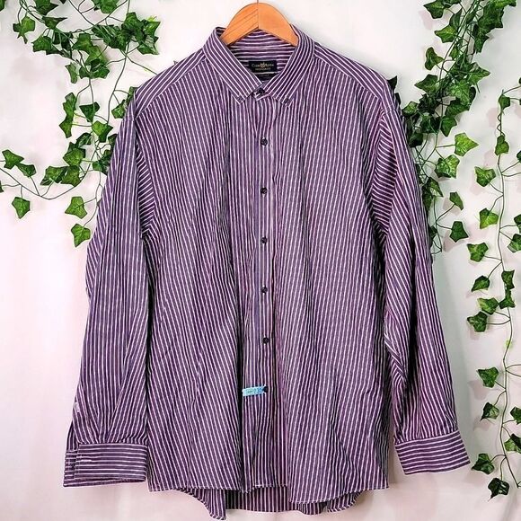 Club Room. Regular Fit. Men's Dress Shirt. Size Neck 18.5. EUC - Picture 1 of 8